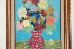 Pink-vase-painting
